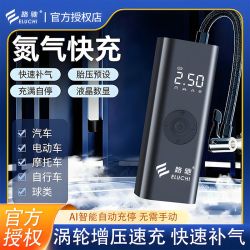 E路驰 汽车车载充气泵汽车轮胎高压打气泵带测胎压便携式轿车打气