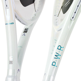 HEAD海德 PWR100 碳素纤维网球拍 冰川白 1号柄 单支