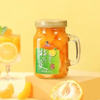 辣妹子 湖南 水果罐头 橘片爽 500g 瓶装