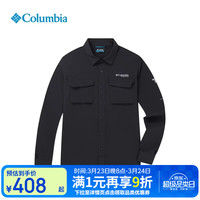 Columbia 男户外防晒清凉速干衬衫 010 L 180/100A