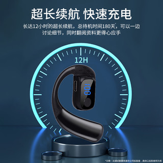 Maor GT50 旋转挂耳 黑色 蓝牙5.4 无线蓝牙耳机