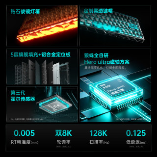 AULA/狼蛛 8K回报率 机械键盘