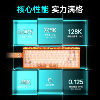 AULA/狼蛛 8K回报率 机械键盘