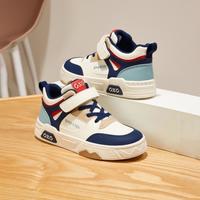 gxg.kids GXG童鞋高帮男童鞋板鞋女童鞋百搭校园儿童运动休闲鞋小白鞋子