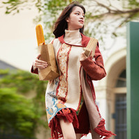 两三事 梵高信使出游服装新款洋气百搭女装上班族通勤风女装高级感