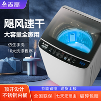 志高 全自动洗衣机咖啡金家用全自动洗脱一体机