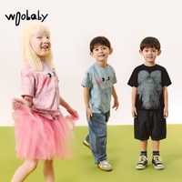woobaby 凉感抑菌防蚊 儿童T恤