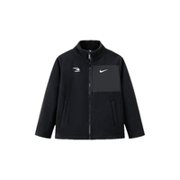 NIKE/耐克 加绒保暖 儿童摇粒绒针织夹克 正黑色 【加绒保暖】 110 /52 【身高98-104cm】