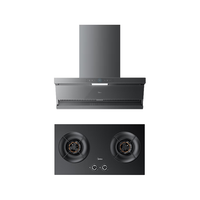 美的 AK7MAX+Q529L-M 28风量顶侧双吸变频自清洁 烟灶套装