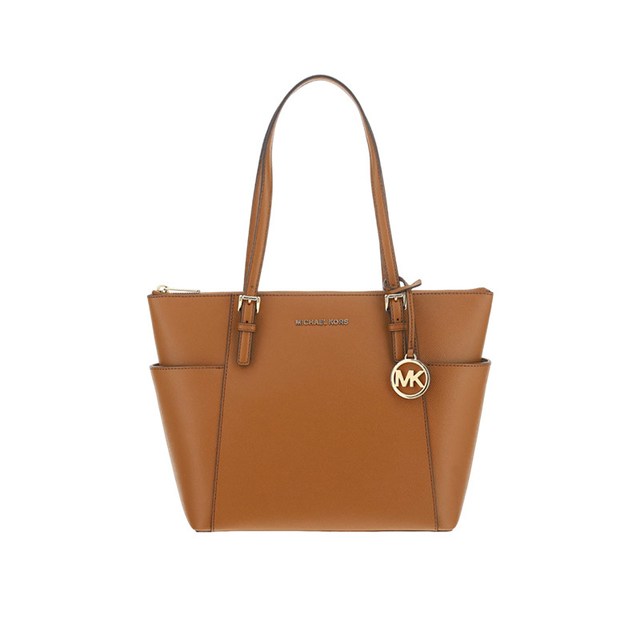 MICHAEL KORS 【牛皮单肩手提包】MK真皮女包CHARLOTTE大容量通勤托特包电脑包30F2GTTT8L