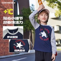 CONVERSE/匡威 学院风 男童长袖T恤