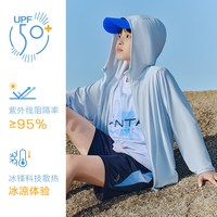 ANTA/安踏 UPF50+原纱 儿童防晒衣 【男女童】航线蓝-2