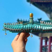 1 雪兽衔瑞 屋檐冰箱贴 树脂磁性贴