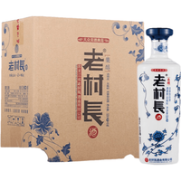 老村长 柔雅淡雅 粮食配制酒 45度 500mL 6瓶 乐醇
