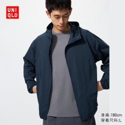 优衣库 防紫外线 防晒衣 69 藏青色