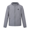 多威 连帽设计 男士运动夹克 银灰色