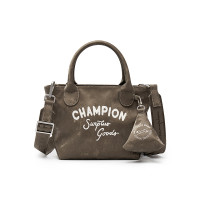 Champion 【潮搭迷你托特包】冠军单肩斜挎手提包可拆卸粽子耳机包女士布丁包U5AACPU43