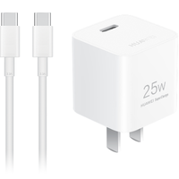 华为 P0011 Max 25W 超级快充充电器 数据线  单Type-C口 线充套装