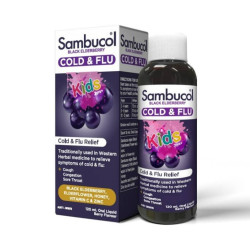 Sambucol 黑接骨木糖浆 补锌 维生素 免疫力 120ml