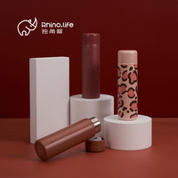 独角犀 保温杯 150ml 豹纹粉