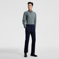 YOUNGOR/雅戈尔 保暖含羊毛混纺 男士长袖衬衫