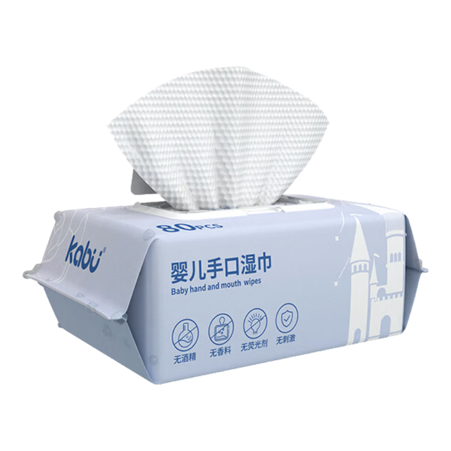 卡布 星空城堡婴儿手口湿巾80抽柔软亲抚保护皮肤 卡布星空城堡婴儿湿巾 80抽 1包
