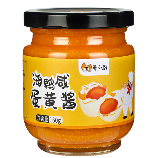 粤小厨 海鸭咸蛋黄酱 80克*1瓶