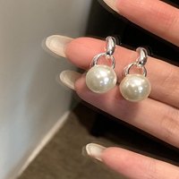  半日逅屿 925银针镀真金 女士珍珠耳钉