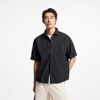  JACK&JONES/杰克琼斯 透气舒适 男士衬衫 【款式27】黑色 185/104A/XL
