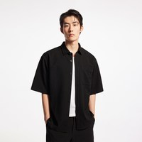  JACK&JONES/杰克琼斯 透气舒适 男士衬衫 【款式5】黑色 190/108A/XXL