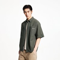  JACK&JONES/杰克琼斯 透气舒适 男士衬衫 【款式14】军绿色 190/108A/XXL
