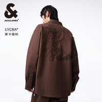  JACK&JONES/杰克琼斯 透气舒适 男士衬衫 【款式24】深棕色 180/100A/L