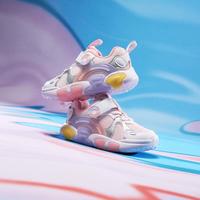 FILA 女婴幼童（22-27）女童轻便舒适宽松百搭闪灯鞋