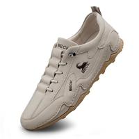 公羊 春秋男鞋百搭轻便复古感青中年日常通勤包头休闲鞋