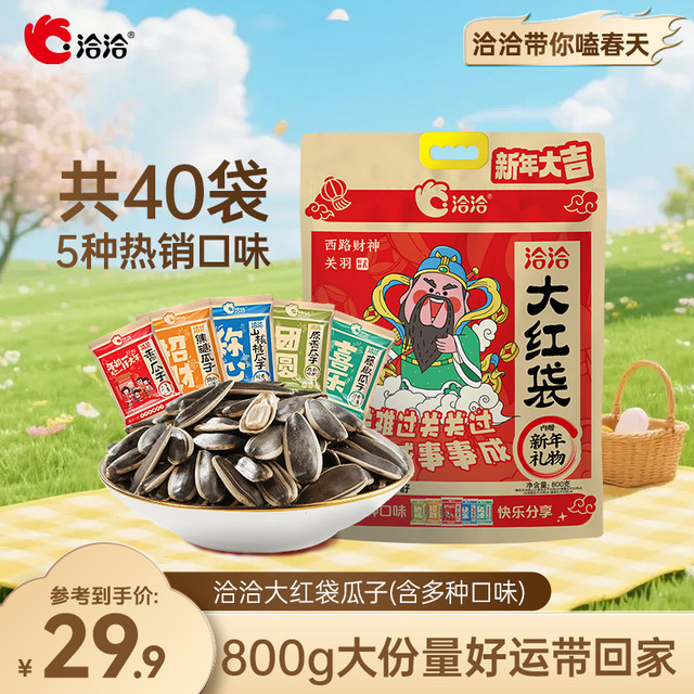 洽洽 大红袋瓜子礼包 1271g 13包