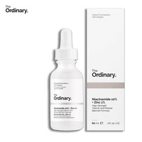 The Ordinary 10%烟酰胺+1%锌提亮控油收毛孔淡化痘印胺锌三控精华液 烟酰胺锌面膜精华60ml