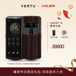 VERTU 威图纬图旗舰高端商务直面屏安全加密三系统礼品 黑钢-紫光檀木 16GB+1TB