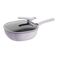 九阳 炒锅不粘锅含钛方圆形  32cm