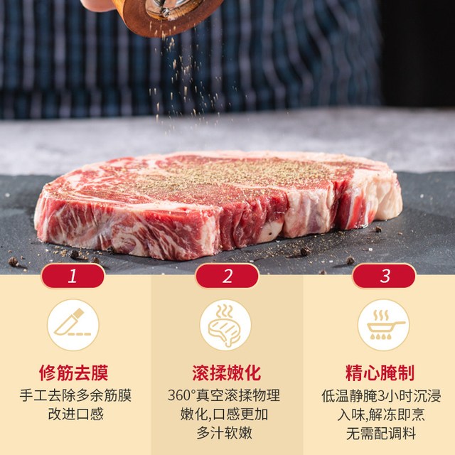 农夫好牛 整切西冷牛排 100g*10片