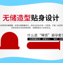 赤尾 超薄无储玻尿酸 避孕套