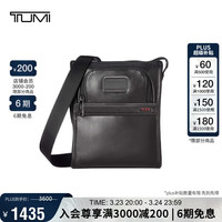 TUMI 男士单肩包牛皮革商务简约时尚斜挎包 092303110DO