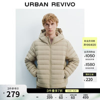 UR 简约休闲 男士羽绒服 暖灰 S