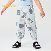 balabala/巴拉巴拉 防蚊 儿童裤子 灰白色调00321 209225171205 90