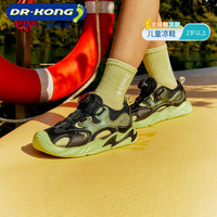 江博士 DR·KONG）夏新款男女童舒适透气宝宝学步鞋轻便潮流儿童凉鞋 黑色 30 脚长约18.5-19.1