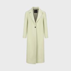 Massimo Dutti 【含76%羊毛混纺大衣】女士宽松舒适简约文艺风垫肩中长款大衣