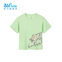 361° 儿童夏季新款短袖 鸥青绿 100