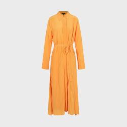 Massimo Dutti 女式度假风镂空露背长袖连衣裙