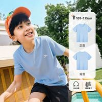 安踏 儿童男女童针织短袖衫2026年夏季新款纯棉中大童易去污短袖T