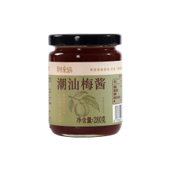 寻味密码 潮汕酸梅酱膏青梅熬制烧鹅烤鸭叉烧烤肠排骨梅子果酱蘸酱 潮汕梅酱280g*2罐