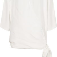 Massimo Dutti 慵懒舒适 女士衬衫 绑带